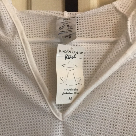 Mesh Hooded Cover Up. M - Picture 2 of 5